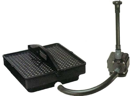 Pondmaster 02215 500 GPH Pond Pump with Filter and Fountain Set