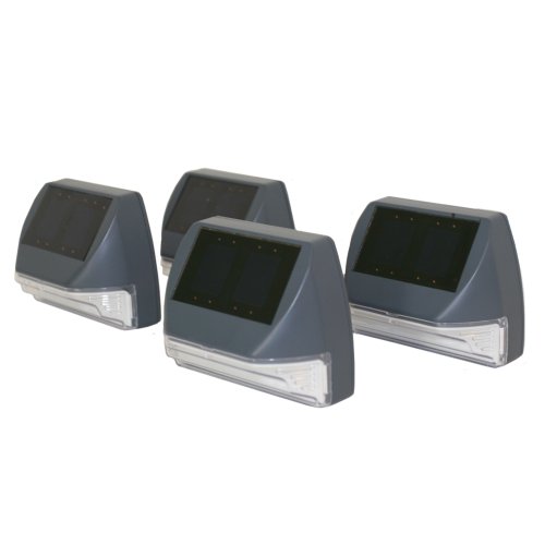 Smart Solar 4-Pack Solar Wall Light