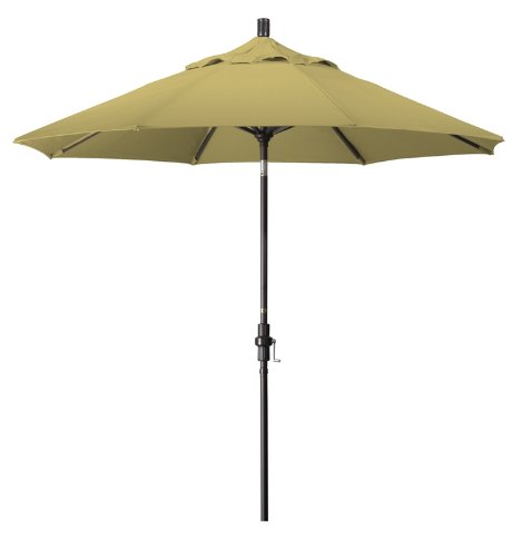 California Umbrella 9-Feet Aluminum Market Umbrella with Bronze Pole, Wheat