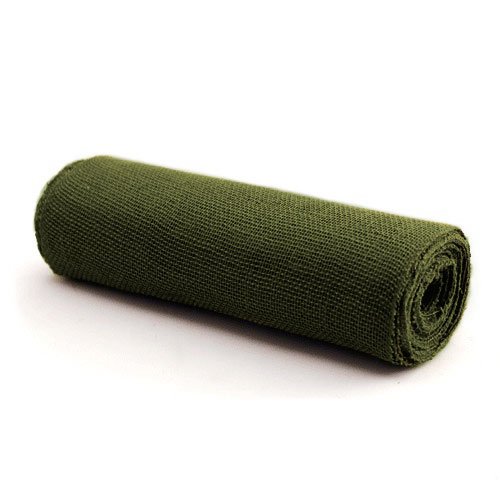 Koyal Wholesale Burlap Fabric Bolt, 20-Yard, Leaf Green