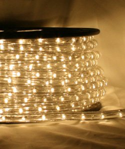 Warm White 66 FT 110V-120V 2-Wire 1/2″ LED Rope Light, Christmas Lighting, Indoor / Outdoor rope lighting – CBConcept Brand