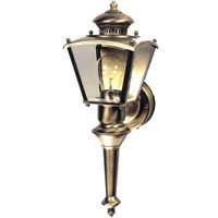 Heath Zenith SL-4150-AB 150-Degree Motion-Activated Charleston Coach Decorative Lantern, Antique Brass