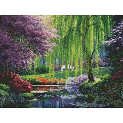 Candamar Designs The Willow Pond by Charles White Needlepoint Kit