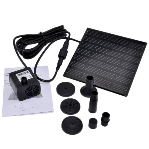 New!Solar Water Pump Power Panel Kit Fountain Pool Garden Pond Watering