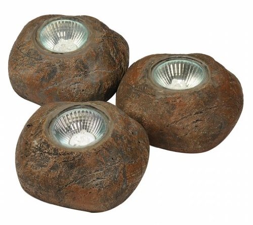 STONE LED LIGHTS, Size: 10 WATT/3 PACK (Catalog Category: Pond:CLARIFIERS & LIGHT KITS)