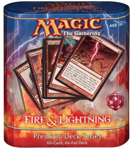 Fire and Lightning Premium Deck Magic the Gathering [Board Game]