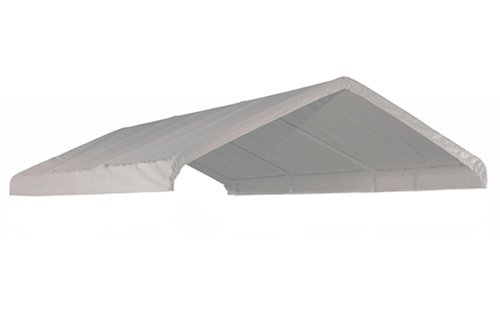 ShelterLogic 10×20 Canopy Replacement Cover for 1-3/8″ Frame (White)