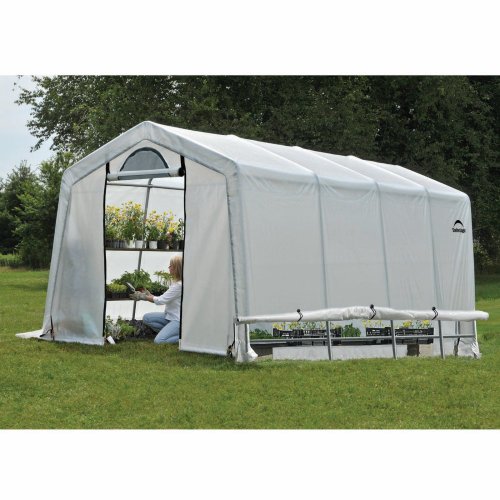 Shelter Logic Grow it Greenhouse-in-a-Box Easy Flow Greenhouse, Peak, 10 by 20 by 8-Feet