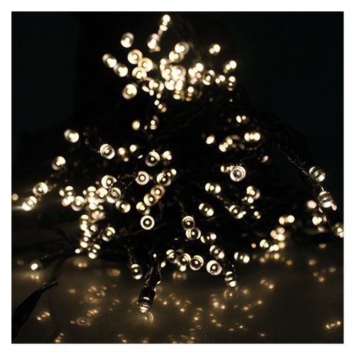 Signswise 55.8FT 200 LED 7 Modes Waterproof Light-White Solar String Powered String Light for Outdoor Garden Christmas Wedding Party *White*