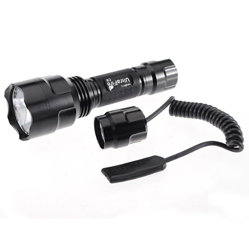 Ultrafire 1300Lm CREE XM-L T6 C8 LED Torch Flashlight + Remote Pressure Switch