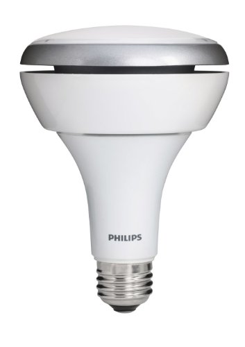 Philips 423798 13-Watt (65 Watt) BR30 Indoor Soft White (2700K) Flood LED Light Bulb, Dimmable