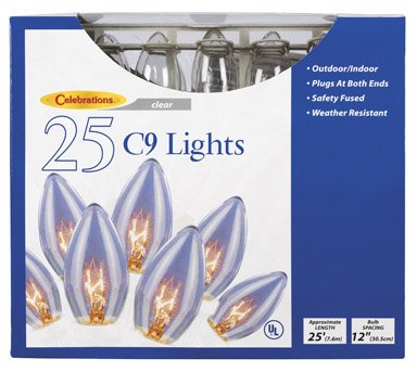 Celebrations C9 25 Outdoor Light Set