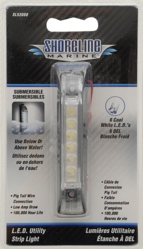 Shoreline Marine Led Utility Strip Light, White