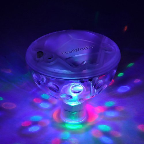 PoolWorks™ Colored LED Floating Underwater Light Show / Entertaining Pool Disco Ball Experience / Fun for the Swimming Pool, Hot Tub, Spa, Bathtub, Pond, Etc.