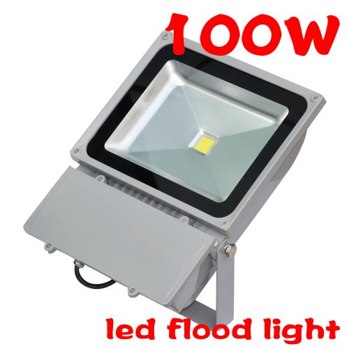 TSSS® 100 Watt (100W) LED Spotlight Wash Garden Outdoor Wall Waterproof Flood Light High Power 85-265V AC, Cool White