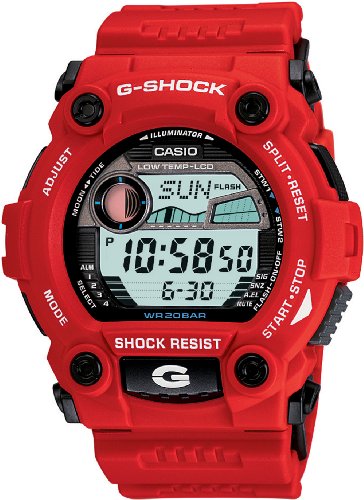 Casio Men’s G7900A-4 G-Shock Rescue Red Digital Sport Watch
