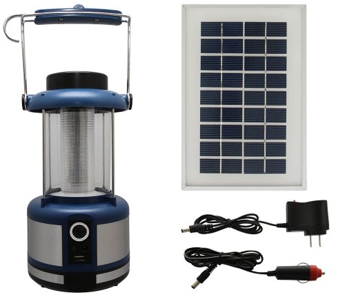 IL05 Solar Portable LED Camping Lantern Light and Cell Phone Charger