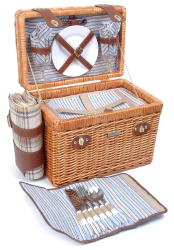 Willow & Wood Picnic Basket