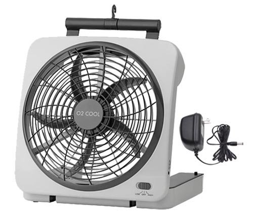10″ Portable Fan, Can Use Batteries or Adapter