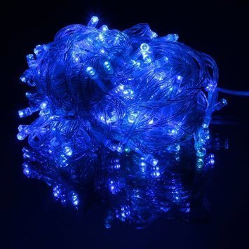 10M 100 LED Fairy Light String Christmas Lights (Blue)