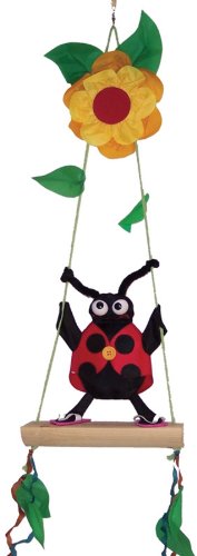 In the Breeze AV-1102 Ladybug Swingerz Outdoor Hanging Decor