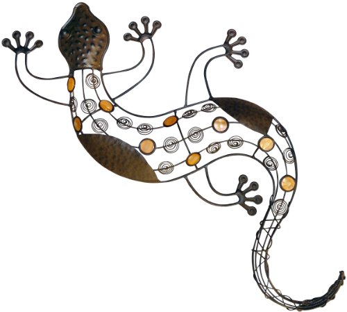 Terrapin Trading Gecko with Bling Outdoor Wall Decor Terrapin Trading Gecko with Bling Outdoor Wall Decor