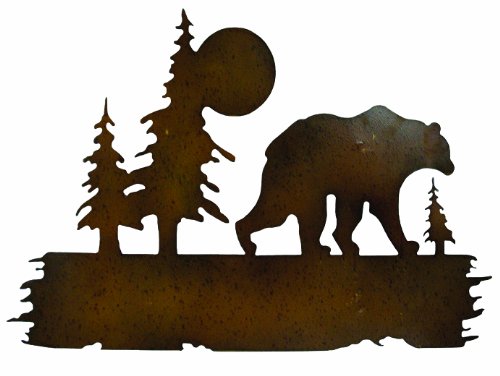 Gardman 8442 Bear Wilderness Wall Art – 16″ long x 25″ wide