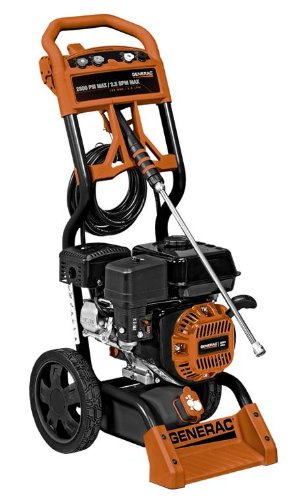 Generac 6596 2,800 PSI 2.5 GPM 196cc OHV Gas Powered Residential Pressure Washer