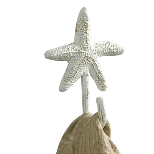 Tropical Nautical Starfish Single Wall Towel Hook Hanger