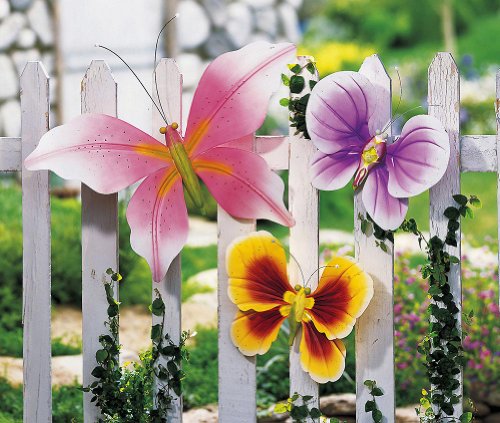 Garden Butterfly Outdoor Fence Decor