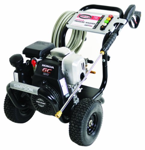 Simpson MSH3125-S MegaShot 3100 PSI 2.5 GPM Honda GCV190 Engine Gas Pressure Washer