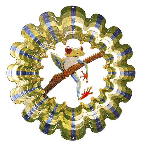 Iron Stop Designer Frog Wind Spinner