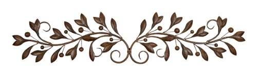 Deco 79 Metal Wall Decor, 48-Inch by 9-Inch