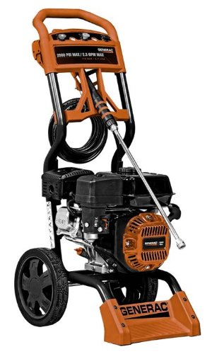 Generac 6595 2,500 PSI 2.3 GPM 196cc OHV Gas Powered Residential Pressure Washer