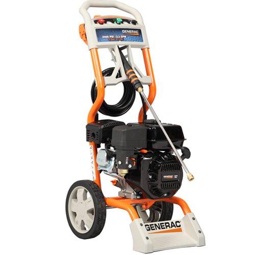 Generac 6020/5987 2,500 PSI 2.3 GPM 196cc OHV Gas Powered Residential Pressure Washer