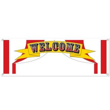 Welcome Sign Banner Party Accessory (1 count) (1/Pkg)