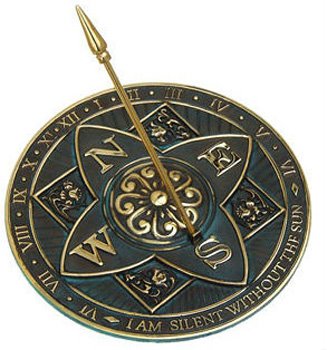 Rome RM2304 Brass Rosette Sundial