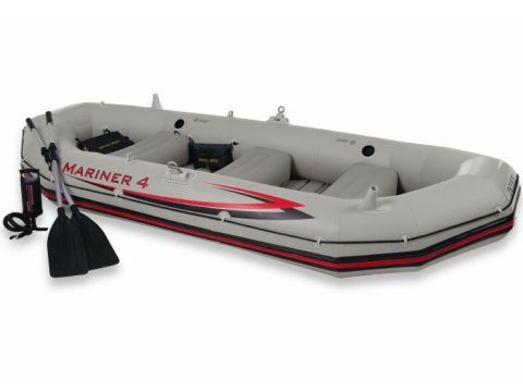 Intex 4 Person Mariner Inflatable Boat Set