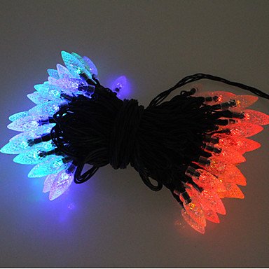 100 Colorful Outdoor Led Solar Fairy Lights Christmas Decor Lamp Gifts
