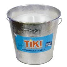 TIKI 1412110 17-Ounce Galvanized Citronella Wax Bucket