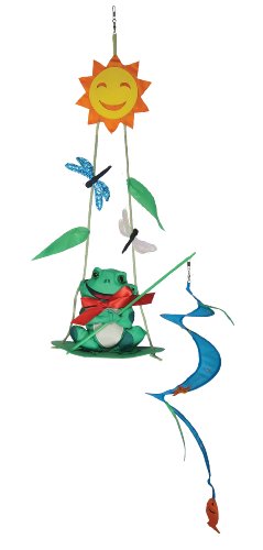 In the Breeze AV-1100 Frog Swingerz Outdoor Hanging Decor