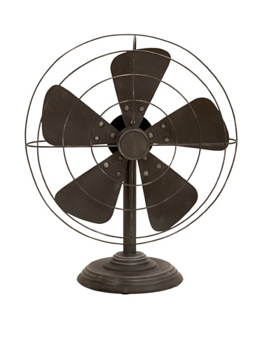 Deco 79 Decorative Vintage-Style Fan