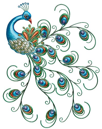 Regal Art & Gift Pretty Peacock Wall Decor