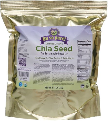 Chia Seeds (4.41 lbs) – ON SALE! USDA Organic, Non-GMO, Vegan