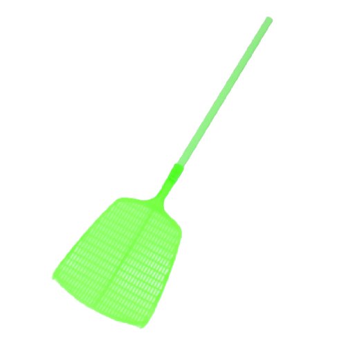 23.8″ Length Green Hollow Out Plastic Flip Fly Swatter Back Scratcher