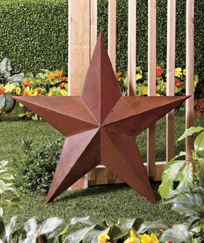 36″ Rustic Dimensional Barn Star – Brown