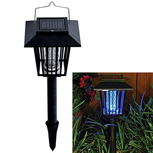 CIS-57218 Solar Powered Mosquito Repellant Bug Zapper Pest Killer Garden Stake