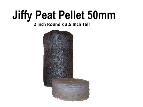 35 Jiffy 7 Peat Pellets 50mm – Large Pellets – Seeds Starting – Jiffy Peat Pellet Helps to Avoid Root Shock