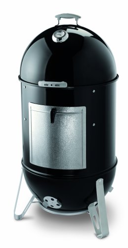 Weber 731001 Smokey Mountain Cooker 22-1/2-Inch Charcoal Smoker, Black