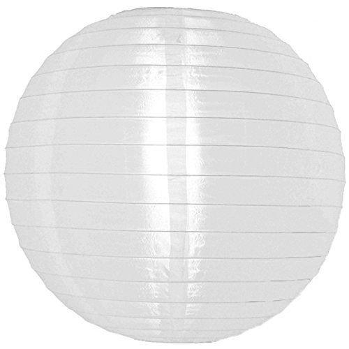 Koyal Wholesale Nylon Lantern, 10-Inch, White, 6-Pack